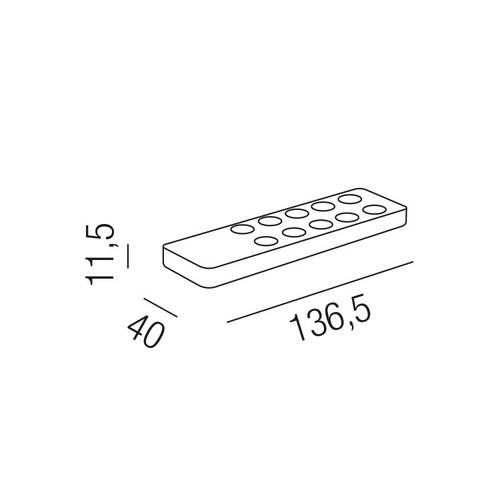 43LED/509 Leuchtwurm ZUB LED 1 Zonen wireless RGB Controller simple Produktbild Additional View 1 L