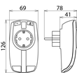 909310 DEHN Überspannungsableiter DEHNprotector Kombiadapter Produktbild Additional View 3 S