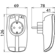 909310 DEHN Überspannungsableiter DEHNprotector Kombiadapter Produktbild Additional View 2 S