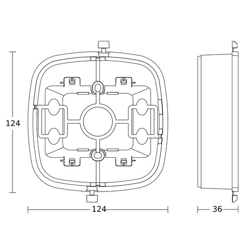 000363 Steinel Aufputz-Adapter Produktbild Additional View 1 L