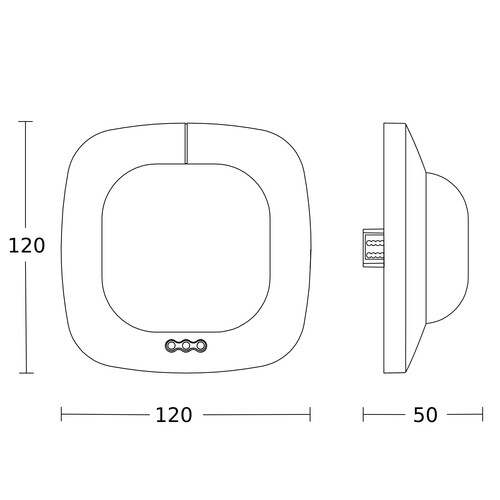 002756 Steinel IR Quattro HD DALI Produktbild Additional View 1 L