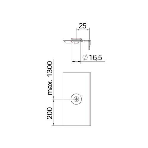 6065104 Obo AZDR 100 FT Drehriegel für BKK u. AZ einseitig Stahl tauchfeuerver. Produktbild Additional View 1 L