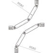 6213251 Obo LGBV 650 VS FS Gelenkbogen vertikal, mit VS Sprosse 60x500  Stahl Produktbild Additional View 1 S