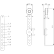 3SE5000-0AA60 Siemens Schwenkhebel mit Rolle für Positionsschalter 3SE51/52 Produktbild Additional View 1 S