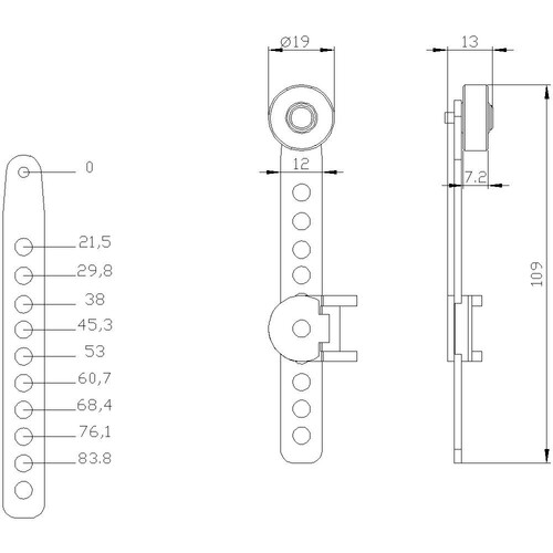 3SE5000-0AA60 Siemens Schwenkhebel mit Rolle für Positionsschalter 3SE51/52 Produktbild Additional View 1 L