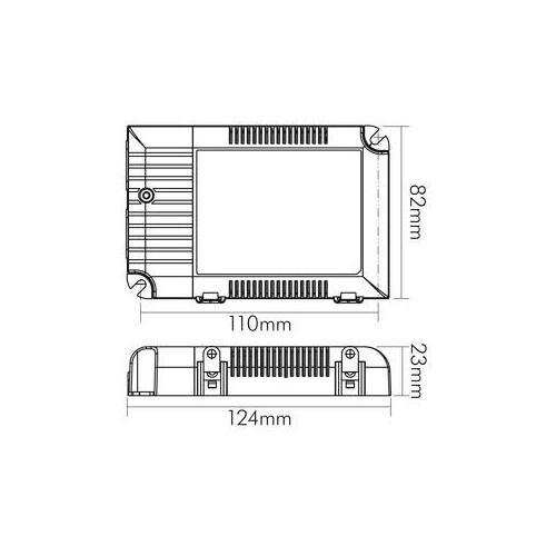 8980410010 Nobile EL-40 UNI 350-1050 Betriebsgerät dimmbar 1-10V Produktbild Additional View 1 L