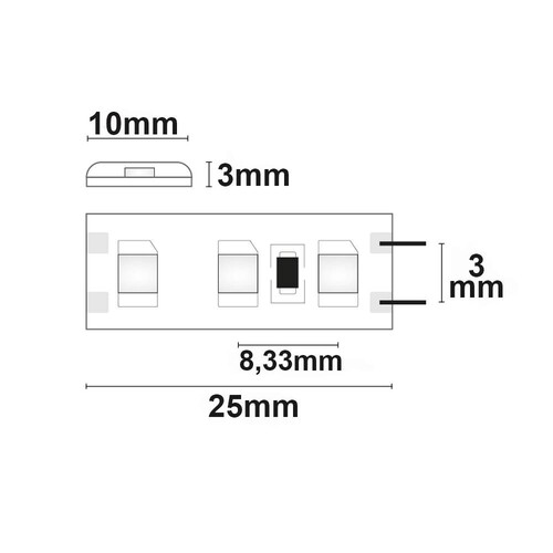 111908 Isoled Flexband 12V 9,6W Ip66 Produktbild Additional View 2 L