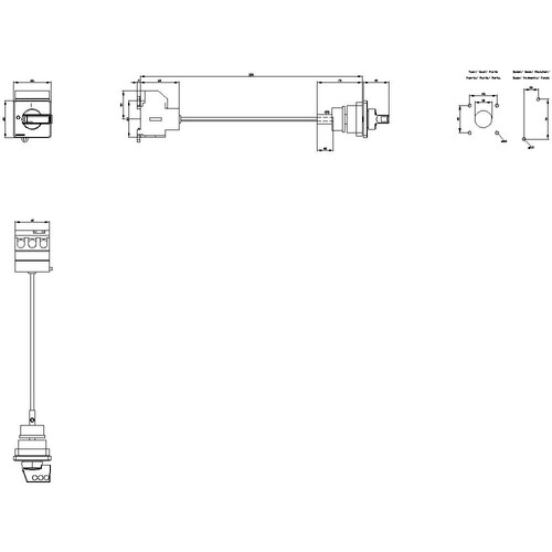 3LD2517-0TK13 Siemens HAUPTSCHALTER 3- POLIG Produktbild Additional View 2 L