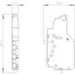 3VA9988-0AA12 Siemens Hilfsschalter HQ (7mm) für 3VA1/2 Schalter Produktbild Additional View 2 S