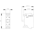 3SU1400-1AA10-3BA0 Siemens Kontaktmodul 1S Federzuganschluss Frontbefestigung Produktbild Additional View 2 S