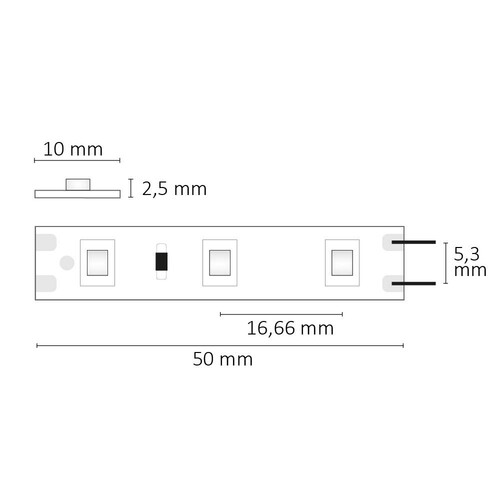 112062 Isoled LED SIL725-Flexband,12CV, 4,8W,IP20,warmweiß Produktbild Additional View 2 L