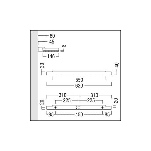 42181884 Zumtobel LFE W DI LED4800-840 SRE LDO LED-Wandanbauleuchte Produktbild Additional View 3 L