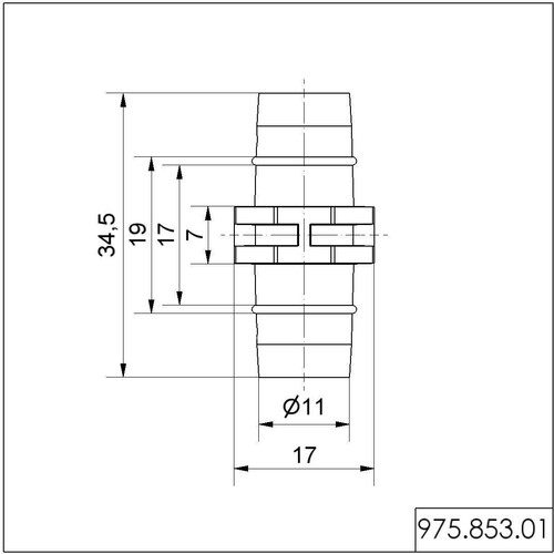 WE975 853 01 Werma Verbindungsstück BK Produktbild Additional View 1 L