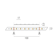 69325/600-RGBSWW Leuchtwurm LED Strip 24V RGB+WW 2700K 19,2W lfm. 6m Produktbild Additional View 1 S