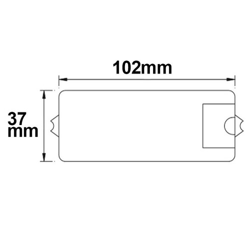 112488 Isoled Sys-One Funk-Tast-Dimmer 1-Kanal,12-36VDC Produktbild Additional View 1 L