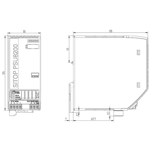 6EP3334-8SB00-0AY0 Siemens Sitop PSU8200 Produktbild Additional View 2 L