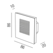 43LED/527-4 Leuchtwurm 4 Zonen RGBW Funkcontroller Produktbild Additional View 1 S