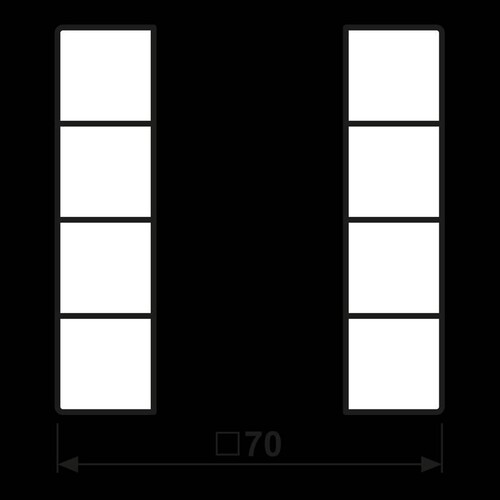 LS504TSASW Jung Tastensatz komplett 4fach Produktbild Additional View 1 L