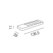 43LED/539 Leuchtwurm LED 5 Zonnen Fernb. zum Schalten & Dim. Reichw. 20m Produktbild Additional View 1 S