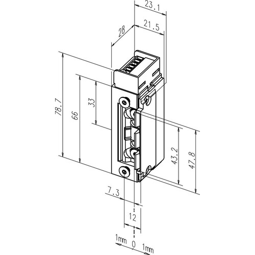 143.13------Q34 Eff Eff FH TÜRÖFFNER 143®.13 PROFIX 2 12/24 V GS EE O. SBL D Produktbild Additional View 1 L