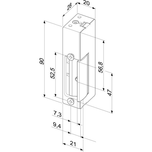 24----------D11 Eff Eff 24 OHNE STULP M.SCHRAUBEN 6 12 V GS/WS UNIVERSAL Produktbild Additional View 1 L