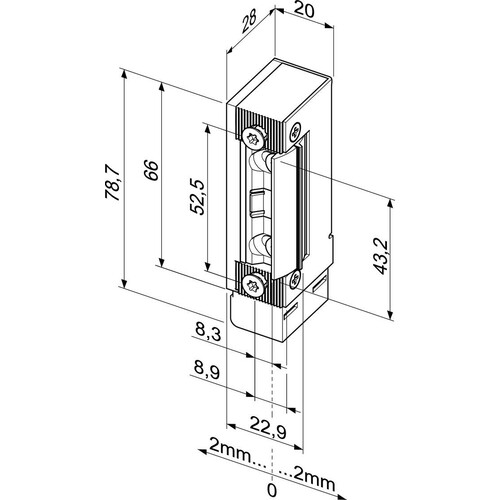 332.80------E91 Eff Eff 332®.80 RR AK RR O.STULP FAFIX 12 V GS UNIVERSAL Produktbild Additional View 1 L