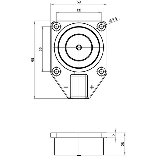 830-3A------F90 Eff Eff MAGNET 830 A 300N 24V GS 20mA Produktbild Additional View 1 L