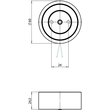 830-3C------F90 Eff Eff MAGNET 830 C 300N 24 V GS Produktbild Additional View 1 S