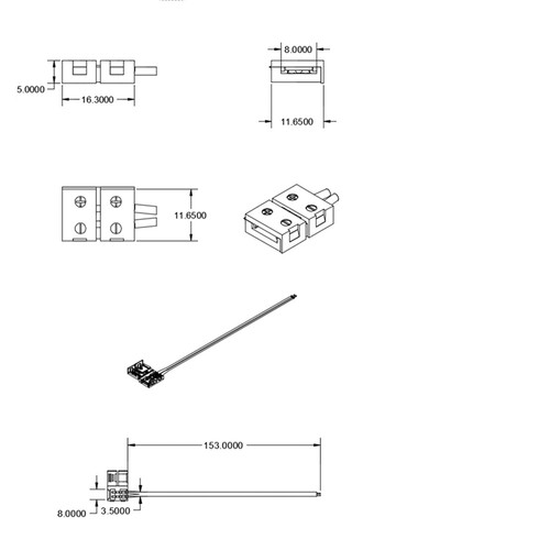 111626 Isoled Flexiband Kabelanschl. 15mm Kabel IP20 Produktbild Additional View 1 L