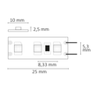 112245 Isoled LED Flexband 12V 9,6W WW Produktbild Additional View 1 S
