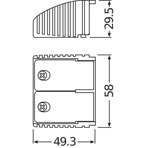 4052899077881 Osram OT CABLE CLAMP B STYLE UNV1        OSRAM Produktbild Additional View 1 L