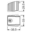 4052899077904 Osram OT CABLE CLAMP D STYLE UNV2        OSRAM Produktbild Additional View 1 S