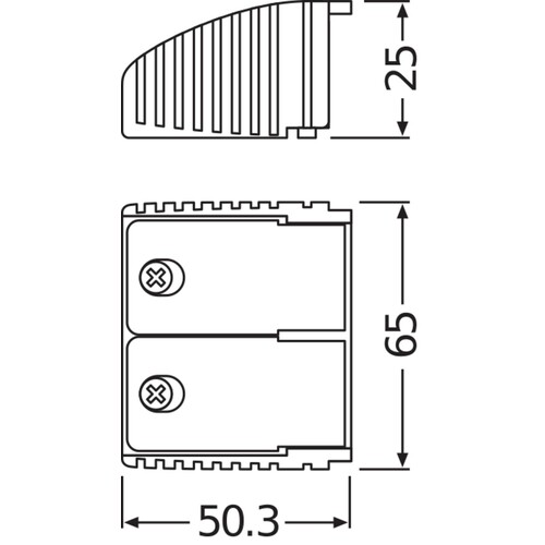 4052899089570 Osram OT CABLE CLAMP A STYLE UNV1        OSRAM Produktbild Additional View 1 L