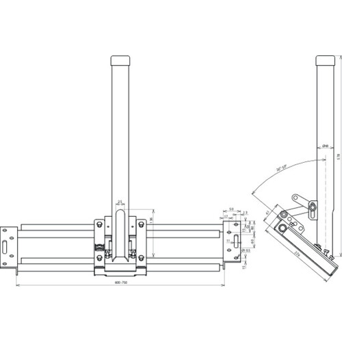 105240 Dehn Dachsparrenhalter f. Abstand 600-750mm Produktbild Additional View 1 L