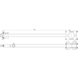 105364 Dehn Abstandshalter L 1000mm f. DEHNiso-Combi Produktbild Additional View 2 S