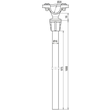106812 Dehn Distanzhalter GFK L 1000mm grau m. Produktbild Additional View 2 S