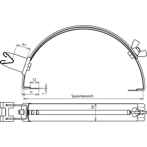 206817 Dehn Dachleitungshalter DEHNgrip NIRO/galCu Produktbild Additional View 2 L