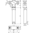 253279 Dehn Leitungshalter für HVI Leitung D 20-23mm Produktbild Additional View 1 S