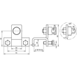 372150 Dehn Anschlussklemme  senkrecht St/tZn Produktbild Additional View 1 S