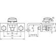 372219 Dehn Anschlussklemme  waagrecht NIRO Produktbild Additional View 2 S