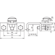 372219 Dehn Anschlussklemme  waagrecht NIRO Produktbild Additional View 1 S