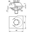 392209 Dehn MV Klemme NIRO 200kA f. Rd 8-10/16mm Produktbild Additional View 1 S