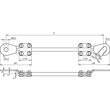 410425 Dehn Erdungsleitung 10mm²/L 2,5m schw. Produktbild Additional View 1 S