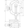 435803 Dehn Erdungsklemme 1/2  2 6-16mm² Produktbild Additional View 2 S