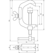 435803 Dehn Erdungsklemme 1/2  2 6-16mm² Produktbild Additional View 1 S