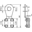 444009 Dehn Erdungskabelschuh 6-16mm² Produktbild Additional View 1 S