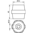 472210 Dehn Isolator f.PA Schiene H40 SW36 M10/M10 Produktbild Additional View 2 S