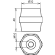 472210 Dehn Isolator f.PA Schiene H40 SW36 M10/M10 Produktbild Additional View 1 S