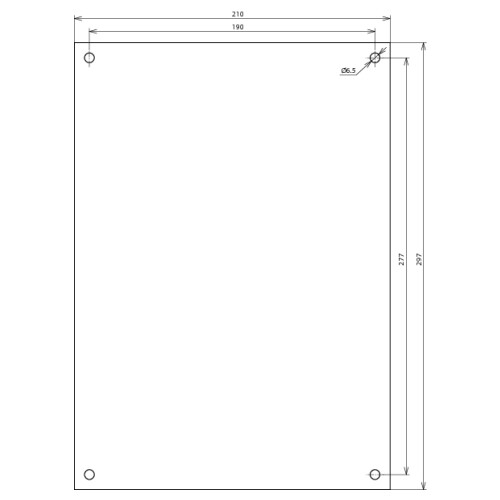 480699 Dehn Hinweisschild  297x210x0,7mm Al Produktbild Additional View 2 L