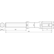 625007 Dehn Hammereinsatz f. TE D 25mm L 240mm Produktbild Additional View 2 S